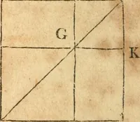 An illustration from The elements of Euclid : viz, the first six books, together with the eleventh and twelfth : the errors, by which Theon, or others, have long ago vitiated these books, are corrected, and some of Euclid's demonstrations are restored : also, The book of Euclid's data, in like manner corrected (1834)