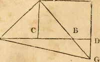 An illustration from The elements of Euclid : viz, the first six books, together with the eleventh and twelfth : the errors, by which Theon, or others, have long ago vitiated these books, are corrected, and some of Euclid's demonstrations are restored : also, The book of Euclid's data, in like manner corrected (1834)