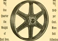 An illustration from Official American textile directory; containing reports of all the textile manufacturing establishments in the United States and Canada, together with the yarn trade index ... Comp. annually by the Textile world journal (1906)