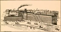 An illustration from Official American textile directory; containing reports of all the textile manufacturing establishments in the United States and Canada, together with the yarn trade index ... Comp. annually by the Textile world journal (1906)