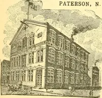 An illustration from Official American textile directory; containing reports of all the textile manufacturing establishments in the United States and Canada, together with the yarn trade index ... Comp. annually by the Textile world journal (1906)