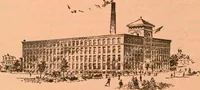 An illustration from Official American textile directory; containing reports of all the textile manufacturing establishments in the United States and Canada, together with the yarn trade index ... Comp. annually by the Textile world journal (1913)