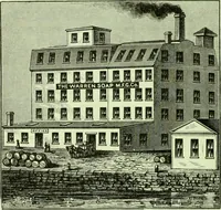 An illustration from Official American textile directory; containing reports of all the textile manufacturing establishments in the United States and Canada, together with the yarn trade index ... Comp. annually by the Textile world journal (1913)