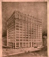 An illustration from Official American textile directory; containing reports of all the textile manufacturing establishments in the United States and Canada, together with the yarn trade index ... Comp. annually by the Textile world journal (1914)