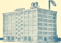 An illustration from Official American textile directory; containing reports of all the textile manufacturing establishments in the United States and Canada, together with the yarn trade index ... Comp. annually by the Textile world journal (1917)