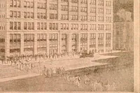 An illustration from Official American textile directory; containing reports of all the textile manufacturing establishments in the United States and Canada, together with the yarn trade index ... Comp. annually by the Textile world journal (1917)