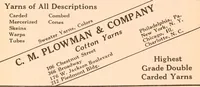 Picture 156 of 205 from Official American textile directory; containing reports of all the textile manufacturing establishments in the United States and Canada, together with the yarn trade index ... Comp. annually by the Textile world journal (1919), leaf 573