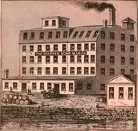 An illustration from Official American textile directory; containing reports of all the textile manufacturing establishments in the United States and Canada, together with the yarn trade index ... Comp. annually by the Textile world journal (1921)