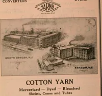 An illustration from Official American textile directory; containing reports of all the textile manufacturing establishments in the United States and Canada, together with the yarn trade index ... Comp. annually by the Textile world journal (1922)