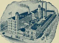 An illustration from Official American textile directory; containing reports of all the textile manufacturing establishments in the United States and Canada, together with the yarn trade index ... Comp. annually by the Textile world journal (1922)