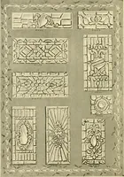 An illustration from Official catalogue and price lists on public and domestic art glass. (1897)