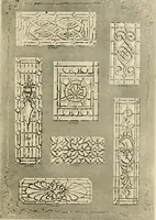 An illustration from Official catalogue and price lists on public and domestic art glass. (1897)