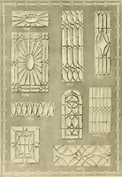 An illustration from Official catalogue and price lists on public and domestic art glass. (1897)