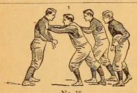 An illustration from The official football guide (1920)