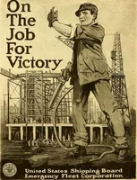 An illustration from Official posters issued by the United States Shipping Board Emergency Fleet Corporation : book no. 1 (1918)