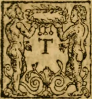 An illustration from Of ghostes and spirites, walking by night: and of straunge noyses, crackes, and sundrie forewarnings: which commonly happen before the death of men: great slaughters, and alterations of kingdoms. (1596)