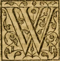 An illustration from Of ghostes and spirites, walking by night: and of straunge noyses, crackes, and sundrie forewarnings: which commonly happen before the death of men: great slaughters, and alterations of kingdoms. (1596)