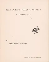 An illustration from Oils, water colors, pastels & drawings (1911)
