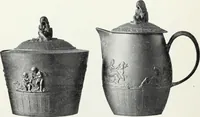 An illustration from The old china book : including Staffordshire, Wedgwood, lustre, and other English pottery and porcelain (1903)