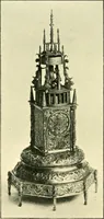 An illustration from Old clocks and watches & their makers, being an historical and descriptive account of the different styles of clocks and watches of the past, in England and abroad, to which is added a list of ten thousand makers (1904)
