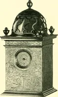 An illustration from Old clocks and watches & their makers, being an historical and descriptive account of the different styles of clocks and watches of the past, in England and abroad, to which is added a list of ten thousand makers (1904)