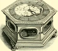 An illustration from Old clocks and watches & their makers, being an historical and descriptive account of the different styles of clocks and watches of the past, in England and abroad, to which is added a list of ten thousand makers (1904)