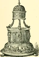 An illustration from Old clocks and watches & their makers, being an historical and descriptive account of the different styles of clocks and watches of the past, in England and abroad, to which is added a list of ten thousand makers (1904)