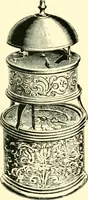 An illustration from Old clocks and watches & their makers, being an historical and descriptive account of the different styles of clocks and watches of the past, in England and abroad, to which is added a list of ten thousand makers (1904)