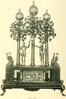 An illustration from Old clocks and watches & their makers, being an historical and descriptive account of the different styles of clocks and watches of the past, in England and abroad, to which is added a list of ten thousand makers (1904)