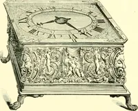 An illustration from Old clocks and watches & their makers, being an historical and descriptive account of the different styles of clocks and watches of the past, in England and abroad, to which is added a list of ten thousand makers (1904)