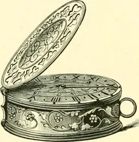 An illustration from Old clocks and watches & their makers, being an historical and descriptive account of the different styles of clocks and watches of the past, in England and abroad, to which is added a list of ten thousand makers (1904)