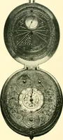 An illustration from Old clocks and watches & their makers, being an historical and descriptive account of the different styles of clocks and watches of the past, in England and abroad, to which is added a list of ten thousand makers (1904)