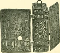An illustration from Old clocks and watches & their makers, being an historical and descriptive account of the different styles of clocks and watches of the past, in England and abroad, to which is added a list of ten thousand makers (1904)