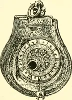 An illustration from Old clocks and watches & their makers, being an historical and descriptive account of the different styles of clocks and watches of the past, in England and abroad, to which is added a list of ten thousand makers (1904)