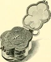 An illustration from Old clocks and watches & their makers, being an historical and descriptive account of the different styles of clocks and watches of the past, in England and abroad, to which is added a list of ten thousand makers (1904)