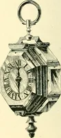 An illustration from Old clocks and watches & their makers, being an historical and descriptive account of the different styles of clocks and watches of the past, in England and abroad, to which is added a list of ten thousand makers (1904)