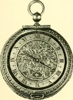 An illustration from Old clocks and watches & their makers, being an historical and descriptive account of the different styles of clocks and watches of the past, in England and abroad, to which is added a list of ten thousand makers (1904)