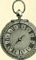 An illustration from Old clocks and watches & their makers, being an historical and descriptive account of the different styles of clocks and watches of the past, in England and abroad, to which is added a list of ten thousand makers (1904)