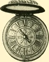 An illustration from Old clocks and watches & their makers, being an historical and descriptive account of the different styles of clocks and watches of the past, in England and abroad, to which is added a list of ten thousand makers (1904)