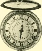 An illustration from Old clocks and watches & their makers, being an historical and descriptive account of the different styles of clocks and watches of the past, in England and abroad, to which is added a list of ten thousand makers (1904)