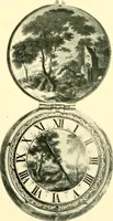 An illustration from Old clocks and watches & their makers, being an historical and descriptive account of the different styles of clocks and watches of the past, in England and abroad, to which is added a list of ten thousand makers (1904)