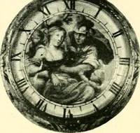 An illustration from Old clocks and watches & their makers, being an historical and descriptive account of the different styles of clocks and watches of the past, in England and abroad, to which is added a list of ten thousand makers (1904)