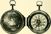 An illustration from Old clocks and watches & their makers, being an historical and descriptive account of the different styles of clocks and watches of the past, in England and abroad, to which is added a list of ten thousand makers (1904)