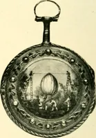 An illustration from Old clocks and watches & their makers, being an historical and descriptive account of the different styles of clocks and watches of the past, in England and abroad, to which is added a list of ten thousand makers (1904)