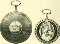 An illustration from Old clocks and watches & their makers, being an historical and descriptive account of the different styles of clocks and watches of the past, in England and abroad, to which is added a list of ten thousand makers (1904)
