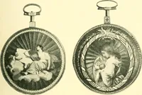 An illustration from Old clocks and watches & their makers, being an historical and descriptive account of the different styles of clocks and watches of the past, in England and abroad, to which is added a list of ten thousand makers (1904)