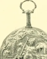 An illustration from Old clocks and watches & their makers, being an historical and descriptive account of the different styles of clocks and watches of the past, in England and abroad, to which is added a list of ten thousand makers (1904)