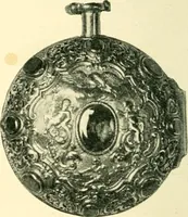 An illustration from Old clocks and watches & their makers, being an historical and descriptive account of the different styles of clocks and watches of the past, in England and abroad, to which is added a list of ten thousand makers (1904)