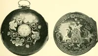An illustration from Old clocks and watches & their makers, being an historical and descriptive account of the different styles of clocks and watches of the past, in England and abroad, to which is added a list of ten thousand makers (1904)