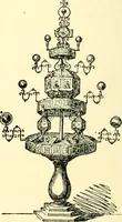An illustration from Old clocks and watches & their makers, being an historical and descriptive account of the different styles of clocks and watches of the past, in England and abroad, to which is added a list of ten thousand makers (1904)
